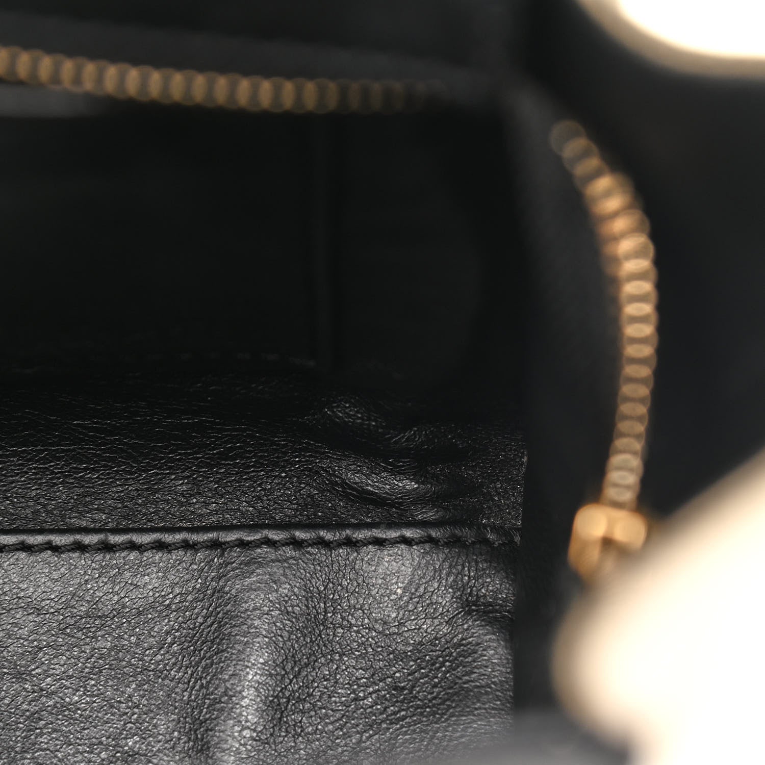 Celine Natural Canvas Smooth Calfskin Nano Luggage Black 10 of 13
