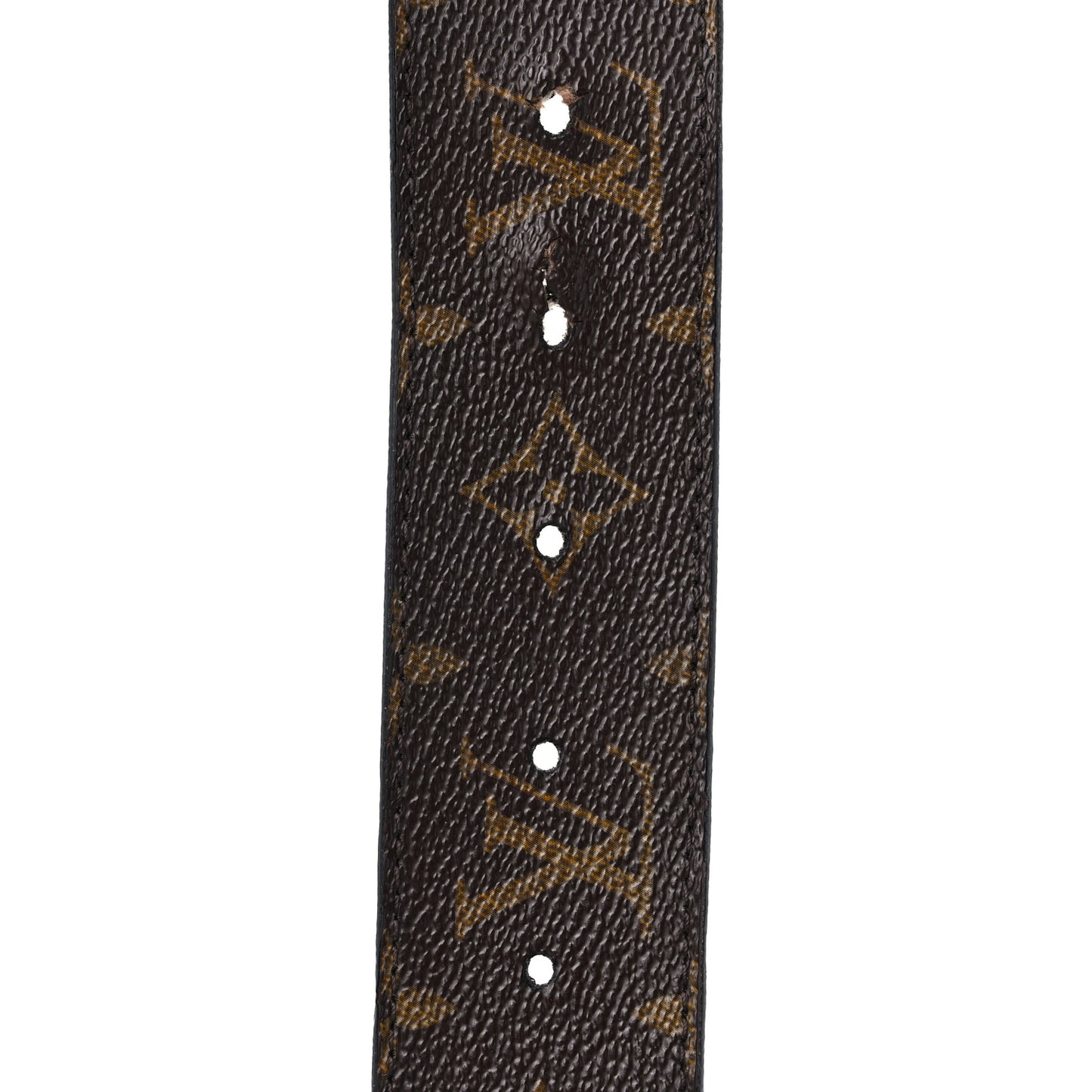 Calfskin Monogram 40mm LV Initiales Reversible Belt 85 34 Black