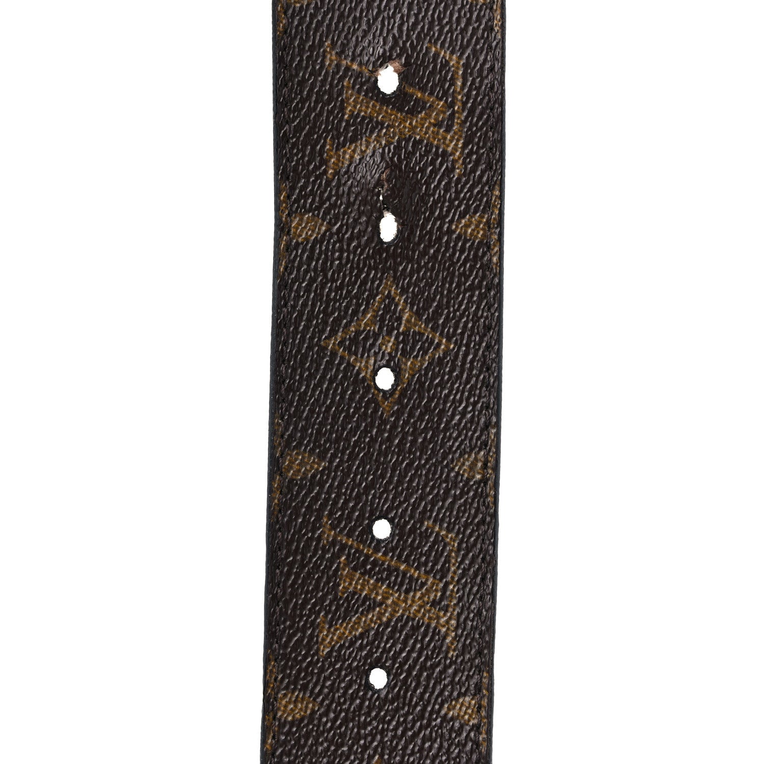 Louis Vuitton Calfskin Monogram 40mm LV Initiales Reversible Belt 85 34 Black 4 of 8