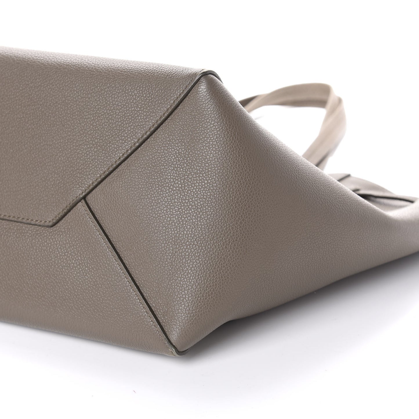 Soft Grained Calfskin Small Belt Cabas Phantom Taupe