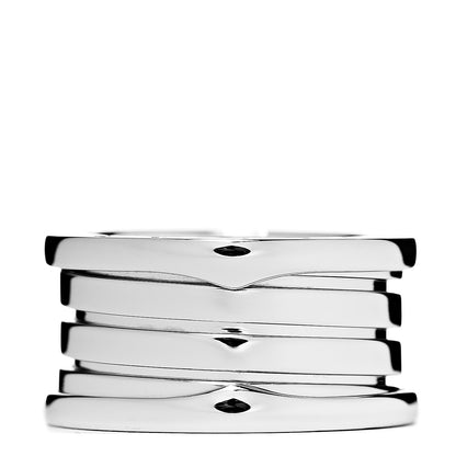 Bulgari 18K White Gold B.Zero1 Four-Band Ring 52 6 1 of 5