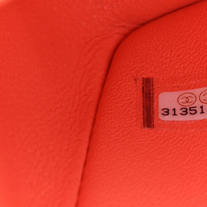 Chanel Lambskin Quilted Mini Rectangular Flap Light Orange 6 of 10