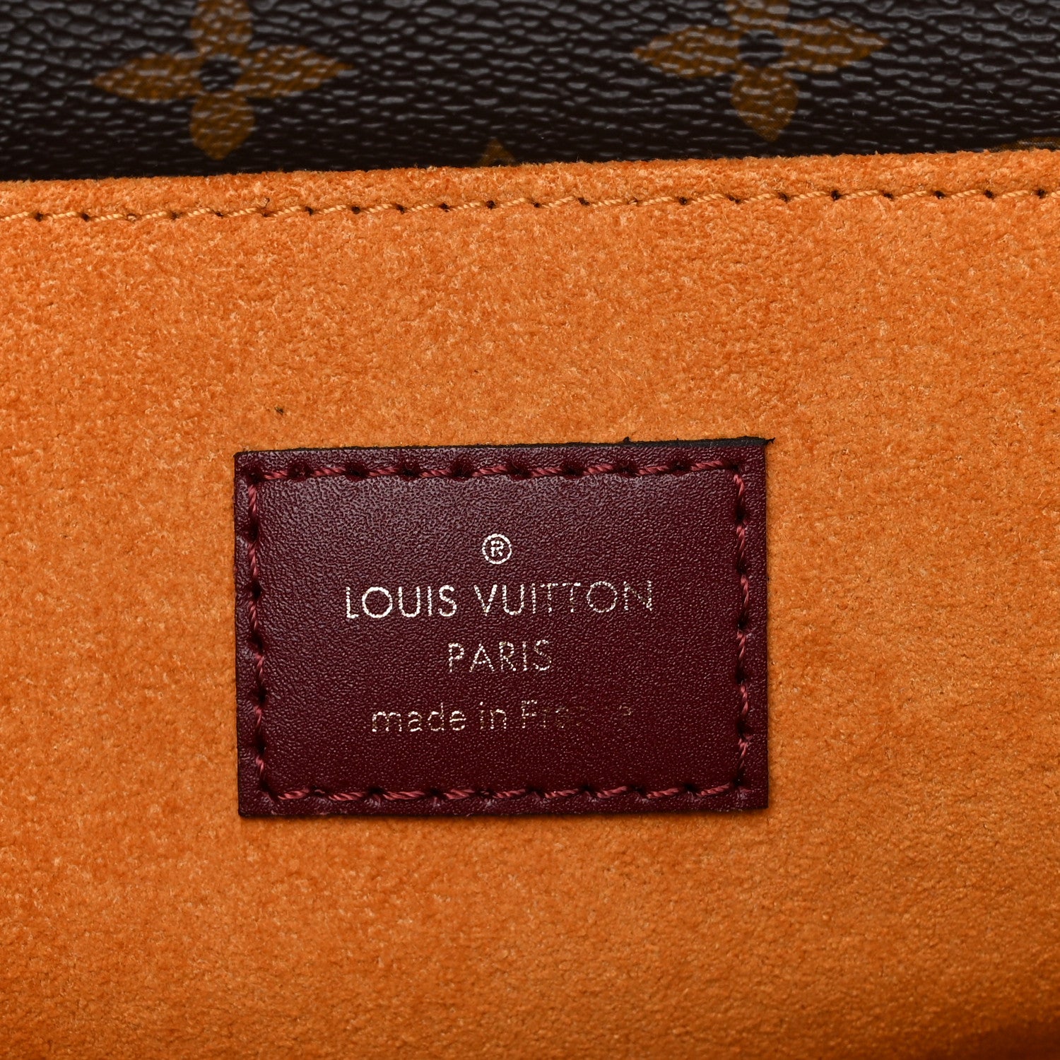 Louis Vuitton Monogram Braided Pochette Metis Safran 6 of 9