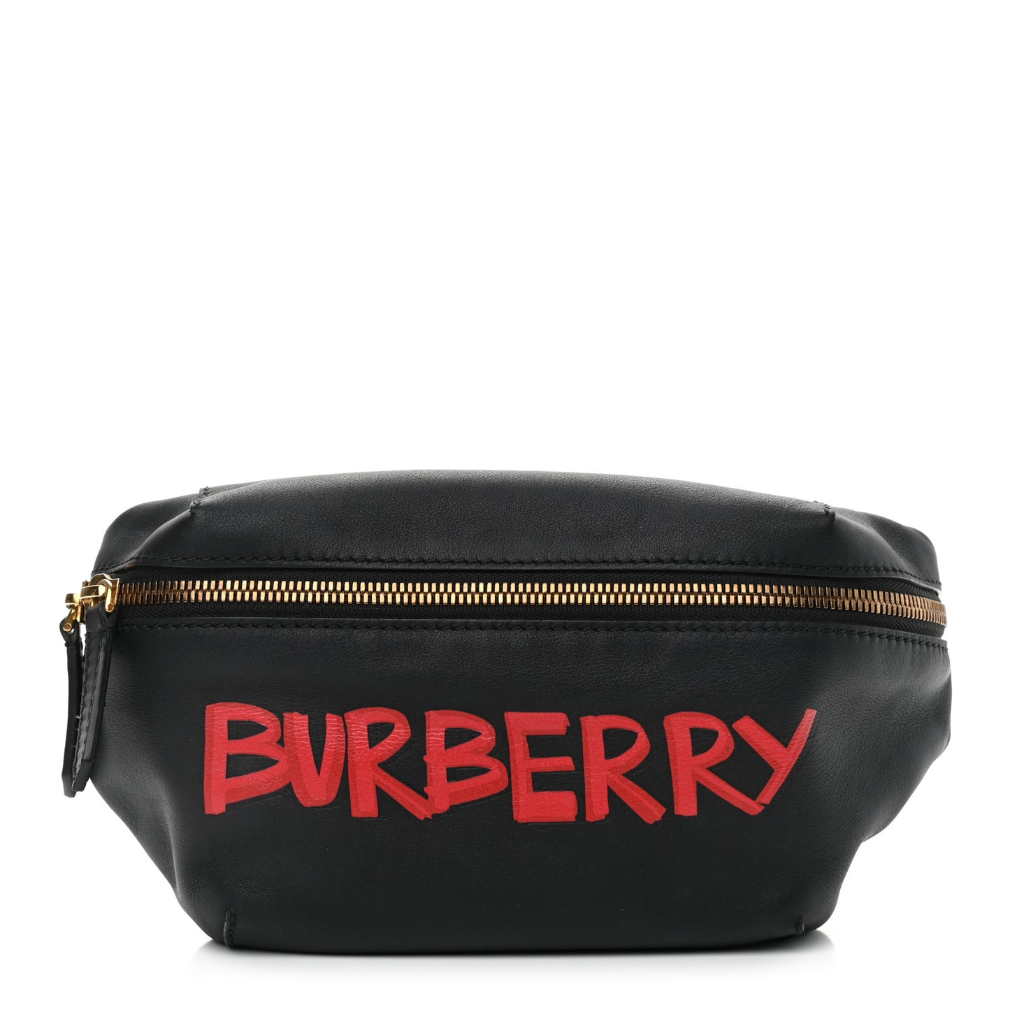 Calfskin Medium Sonny Bum Bag Black Red