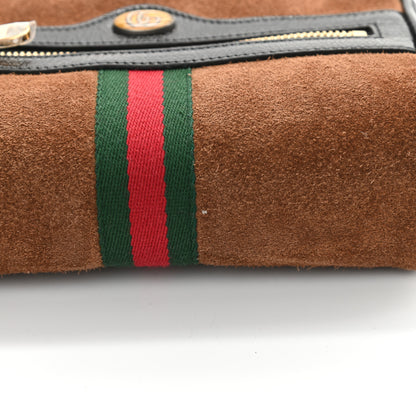 Gucci Suede Small Ophidia Belt Bag 95 38 Brown 11 of 14