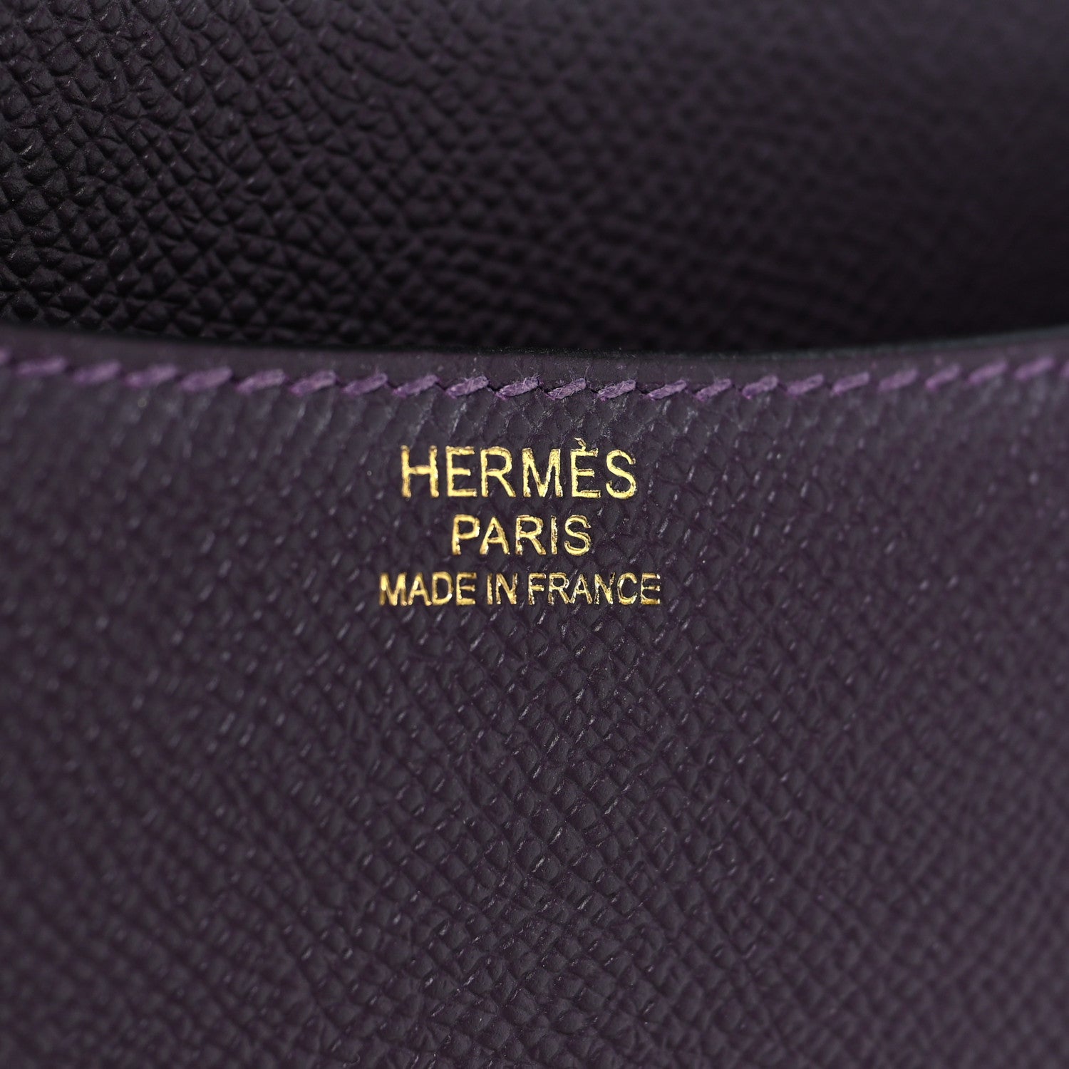 Hermes Epsom Constance 24 Raisin 6 of 11