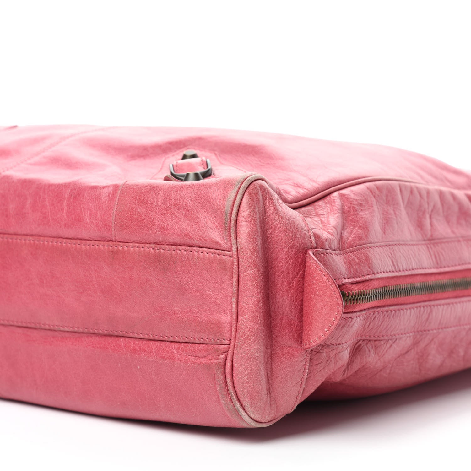 Balenciaga Agneau Classic Hardware Briefcase Tote Pivoine 7 of 12