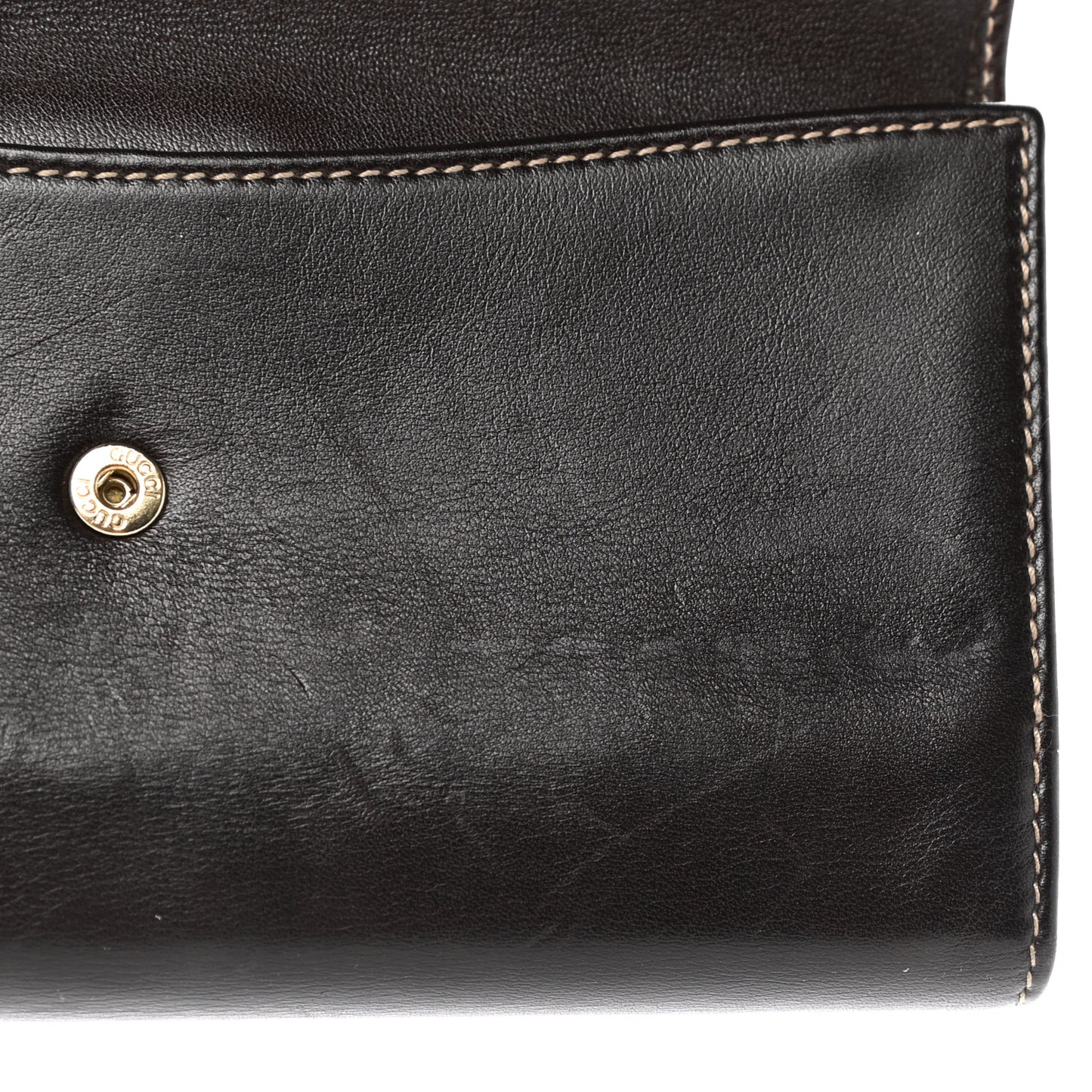 Calfskin Britt Continental Wallet Brown