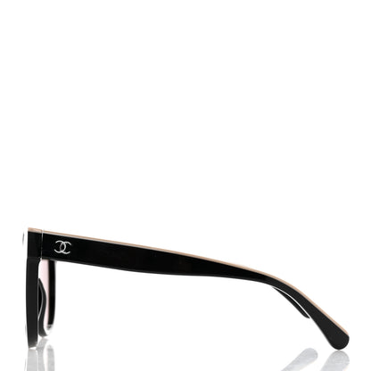 Chanel Acetate CC Butterfly Sunglasses 5414 Black 3 of 8