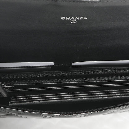 Chanel Patent Quilted Travel Wallet Black 6 of 8