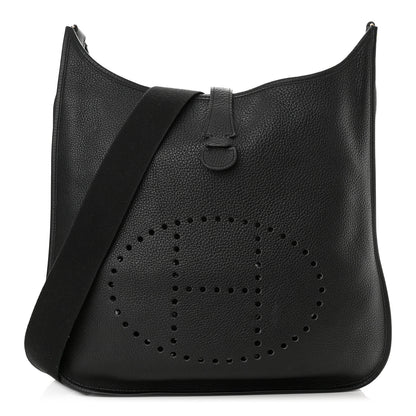 Hermes Taurillon Clemence Evelyne II TGM Black 1 of 10