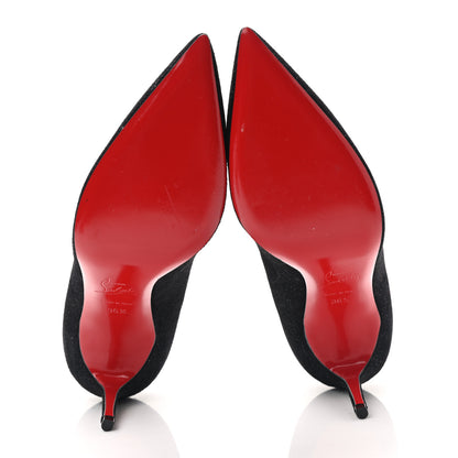 Christian Louboutin Glitter Decoltish 85 Pumps 36.5 Black 5 of 9