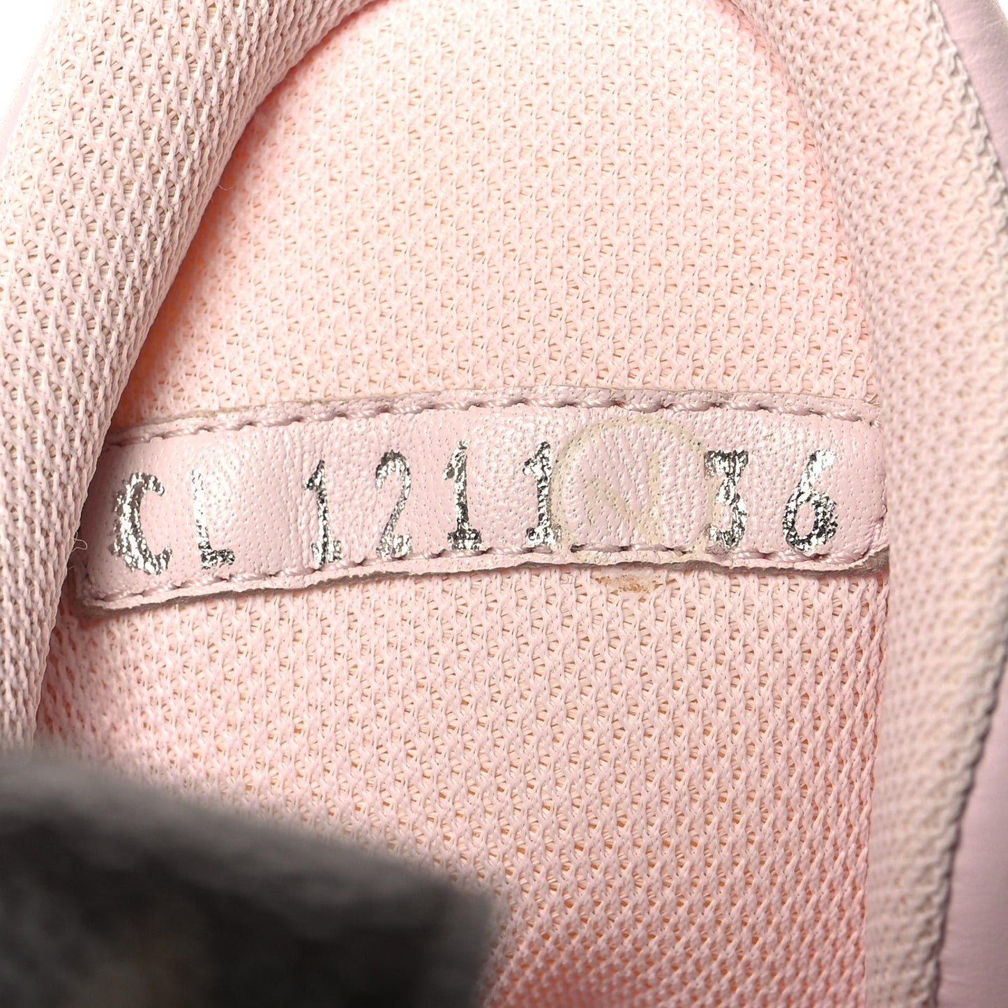 Calfskin Technical Nylon LV Archlight Sneaker 36 White Pink