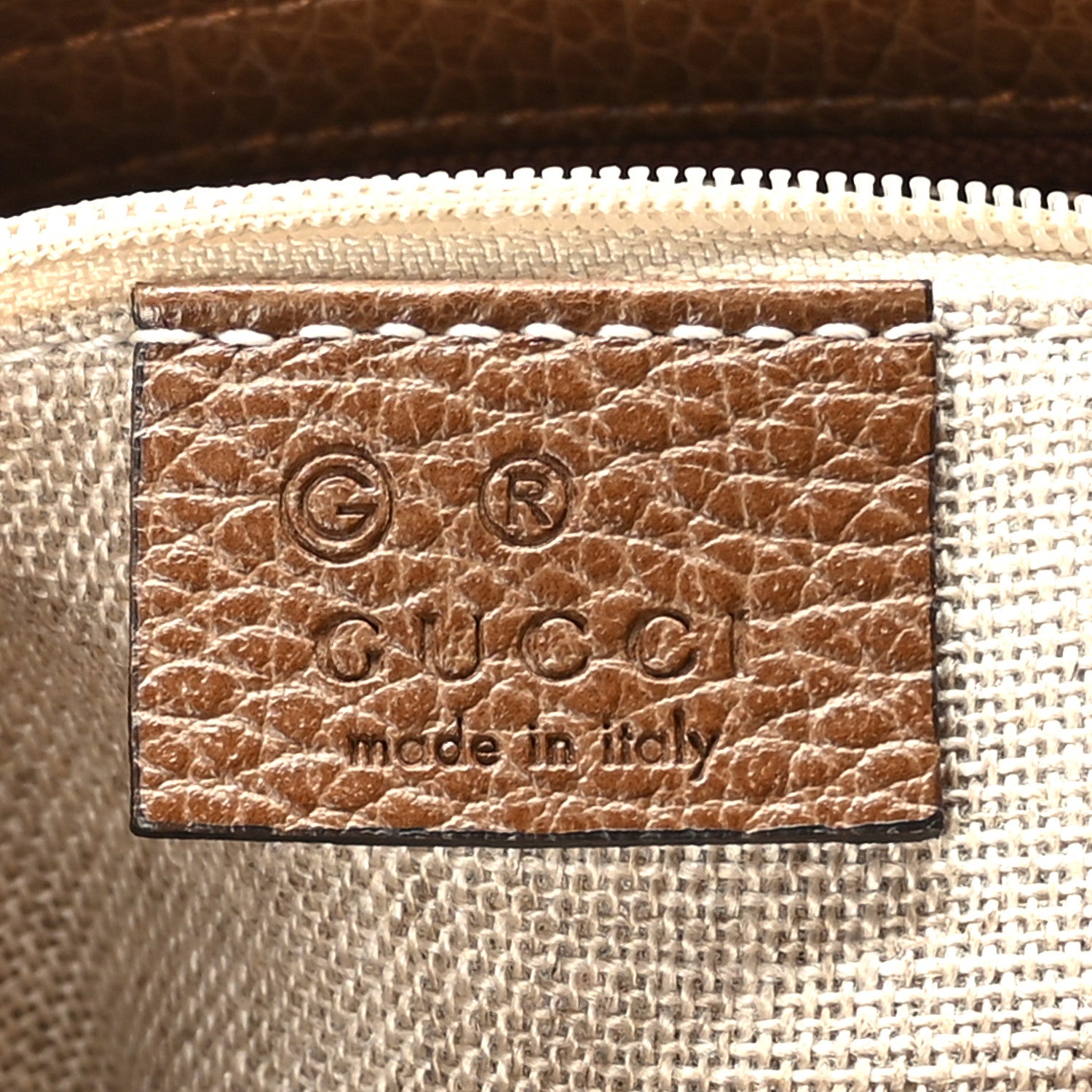 Gucci Monogram Small Bree Tote Beige Tabacco 6 of 9