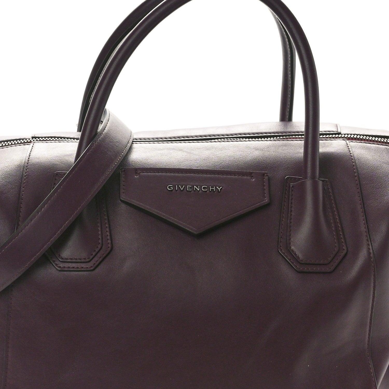 Givenchy Smooth Calfskin Medium Soft Antigona Aubergine 13 of 17