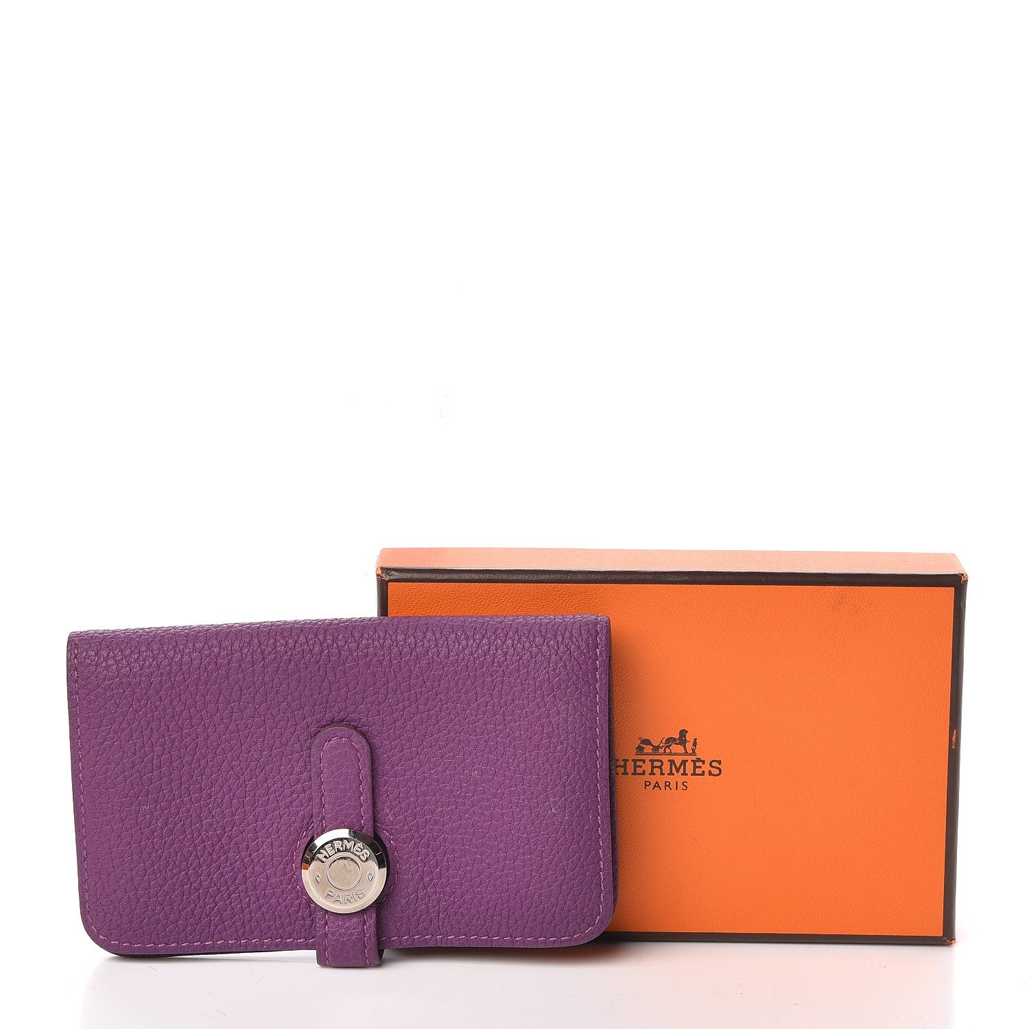 Hermes Togo Dogon Card Case Key Holder Anemone 11 of 11