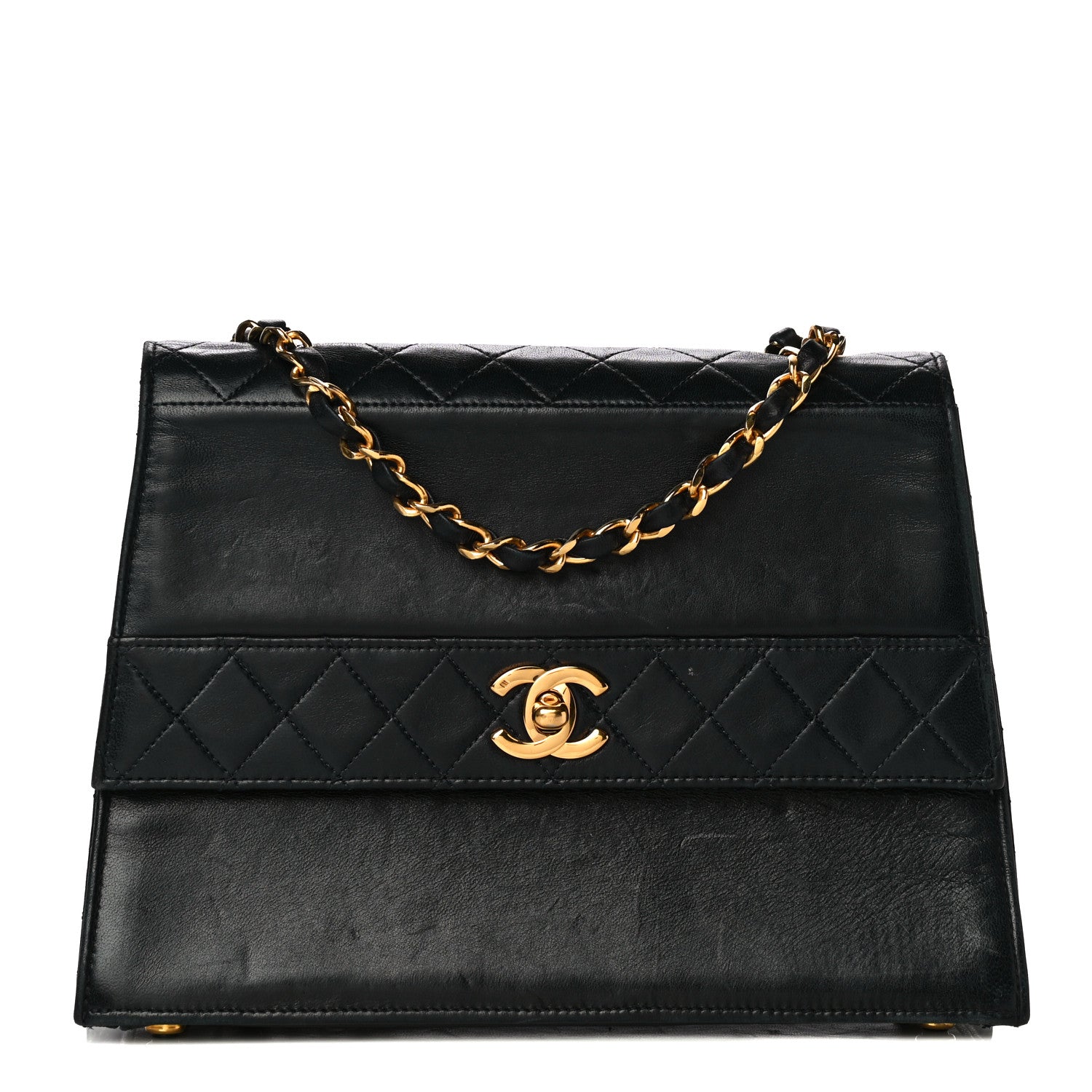 Chanel Lambskin Quilted Jumbo Single Flap Black 1 of 24