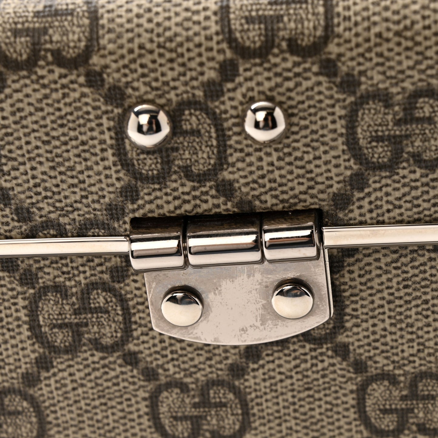 GG Supreme Monogram Globe-Trotter Beauty Case Brown
