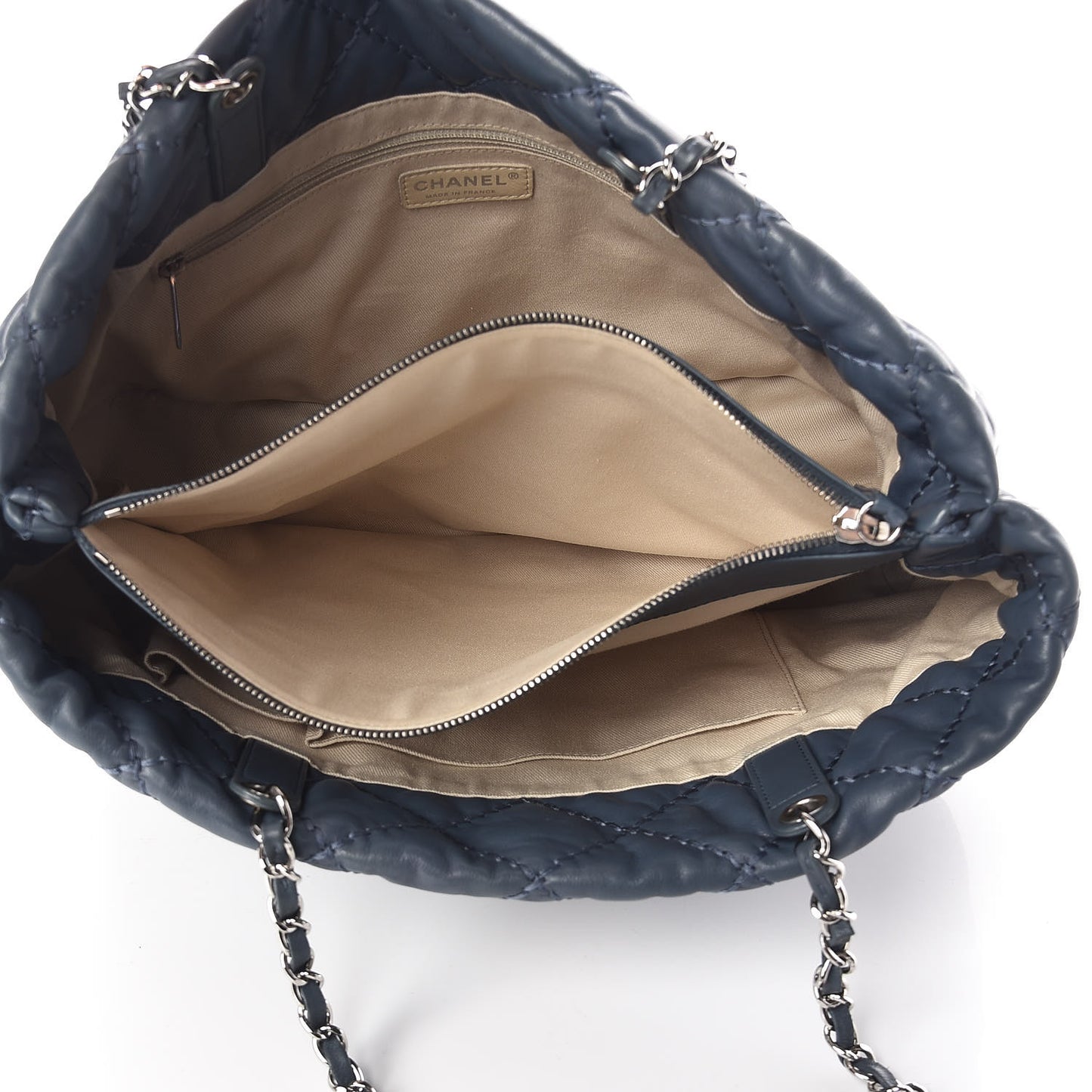 Calfskin Love Me Tender Large Tote Blue