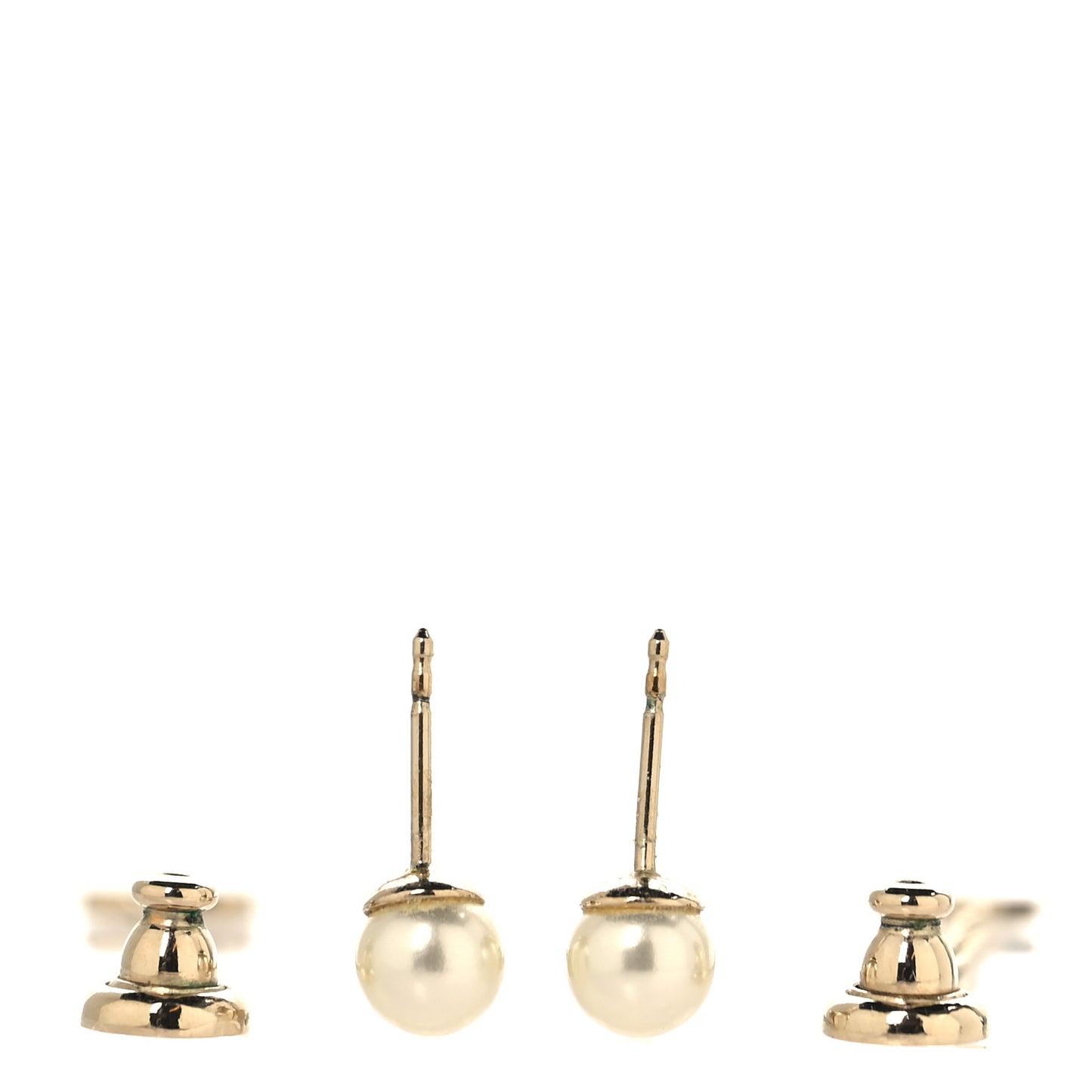Pearl La Petite Tribale Dangle Chain Earrings Gold