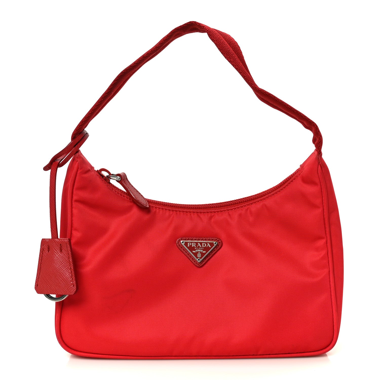Prada Tessuto Nylon Mini Re-Edition 2000 Bag Rosso 1 of 10