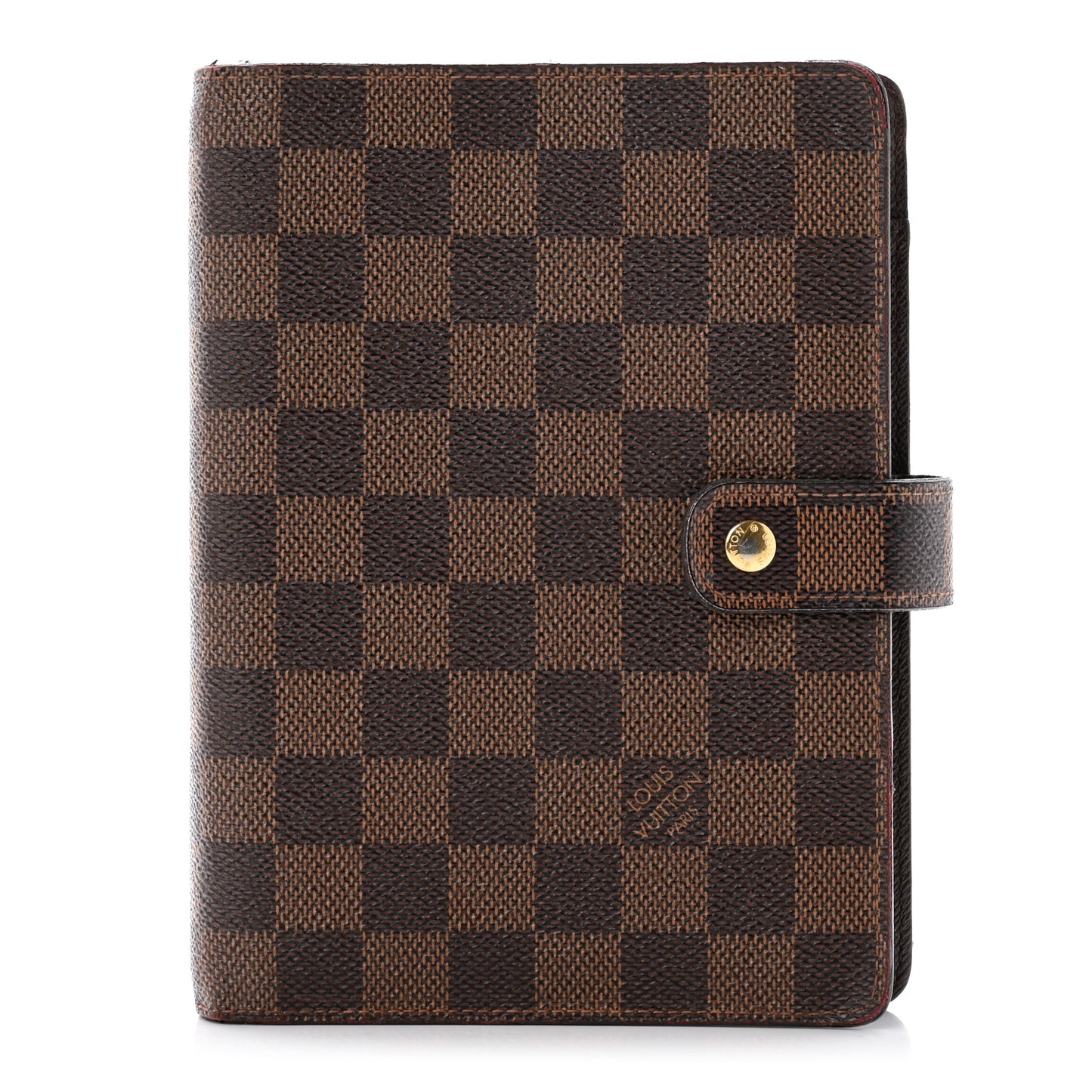 Damier Ebene Medium Ring Agenda Cover