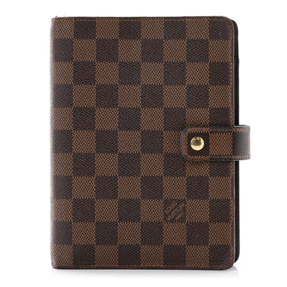 Louis Vuitton Damier Ebene Medium Ring Agenda Cover 1 of 7
