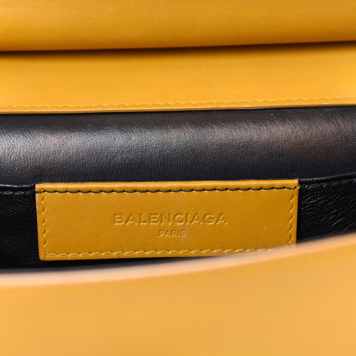 Balenciaga Calfskin Le Dix Cartable S Bag Jaune Citronnade 8 of 10