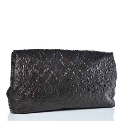 Louis Vuitton Jacquard Quilted Monogram Limelight Clutch PM Black 3 of 9