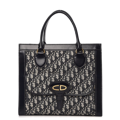 Christian Dior Oblique Tote Bag Blue 1 of 10