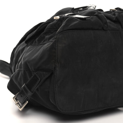 Prada Tessuto Nylon Saffiano Vela Backpack Black 8 of 11