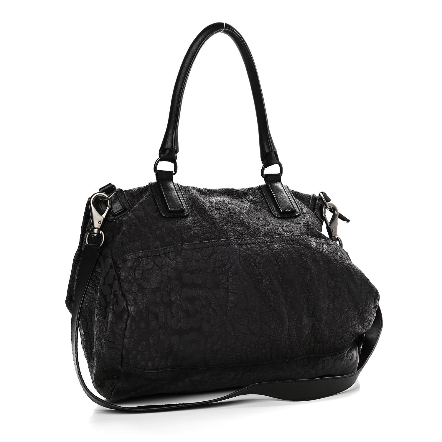 Givenchy Calfskin Leopard Embossed Large Pandora Black 3 of 13