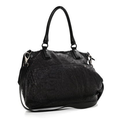 Givenchy Calfskin Leopard Embossed Large Pandora Black 3 of 13