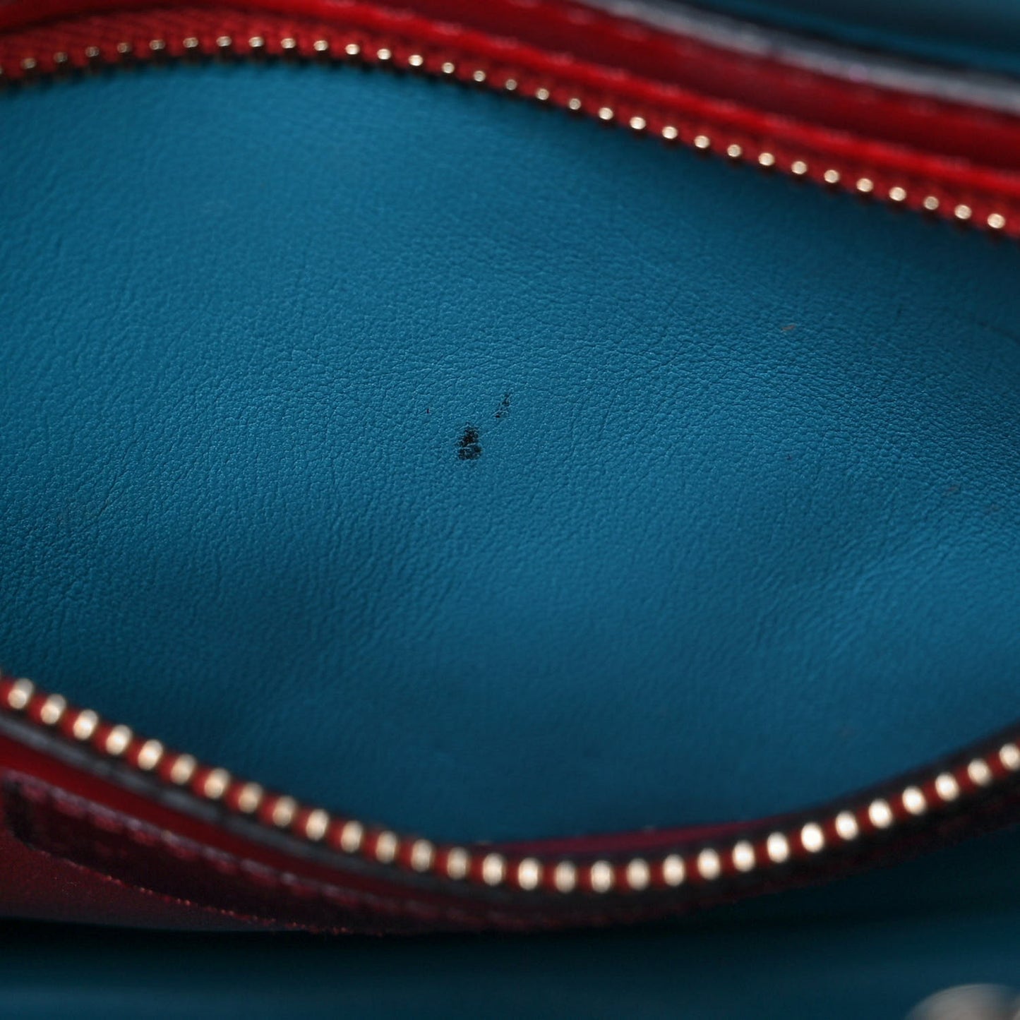 Velvet Medium Rockstud Spike Shoulder Bag Turquoise