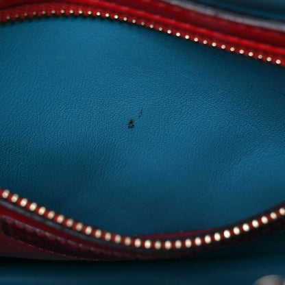 Valentino Garavani Velvet Medium Rockstud Spike Shoulder Bag Turquoise 10 of 12