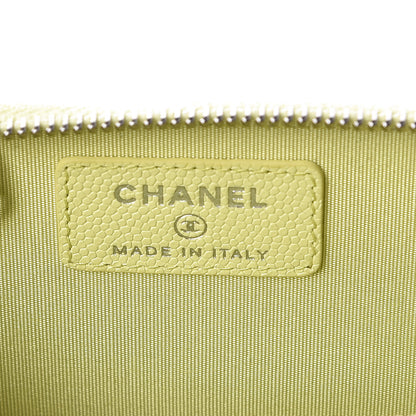 Chanel Caviar Key Holder Case Light Pink Light Green 6 of 12