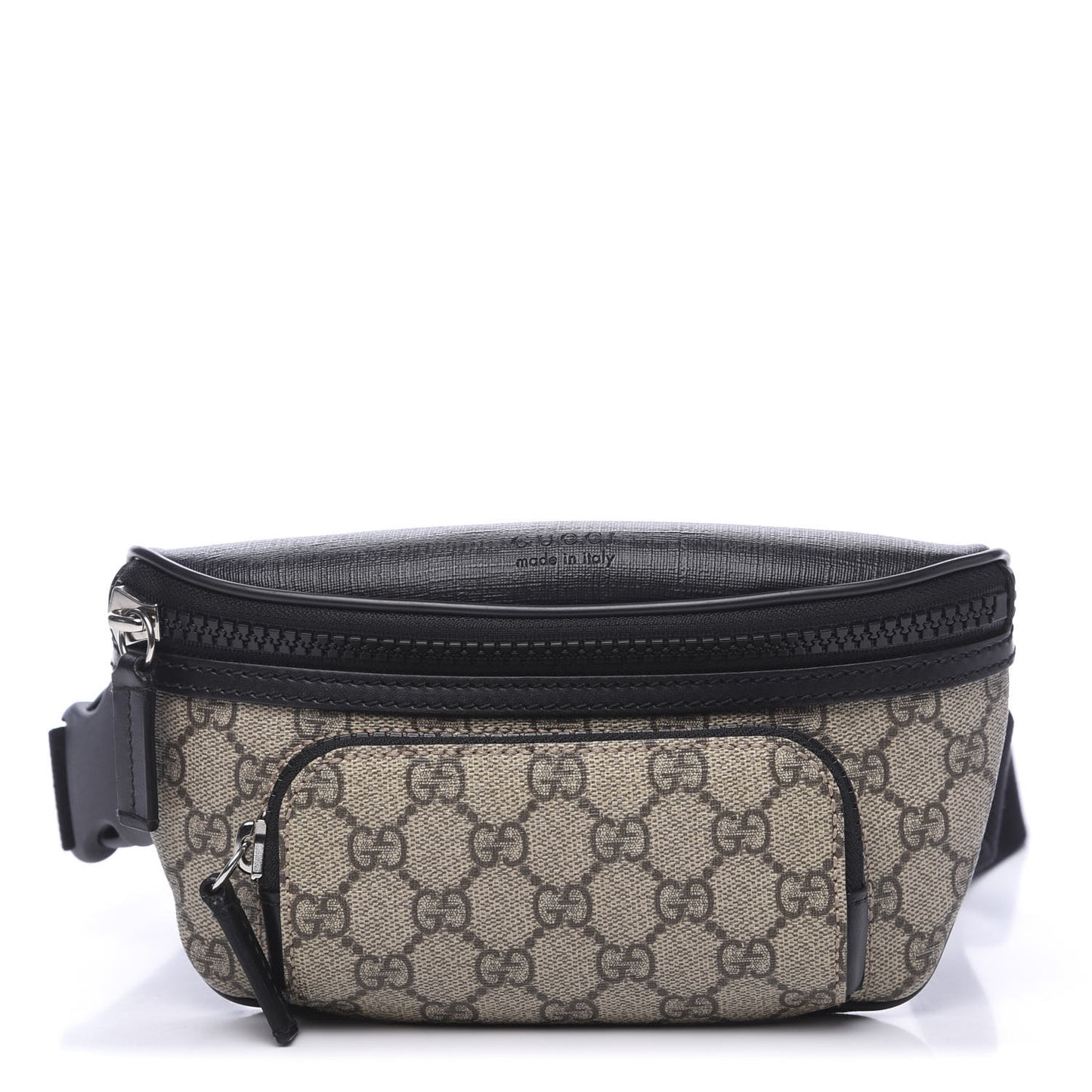 GG Supreme Monogram Belt Bag Black