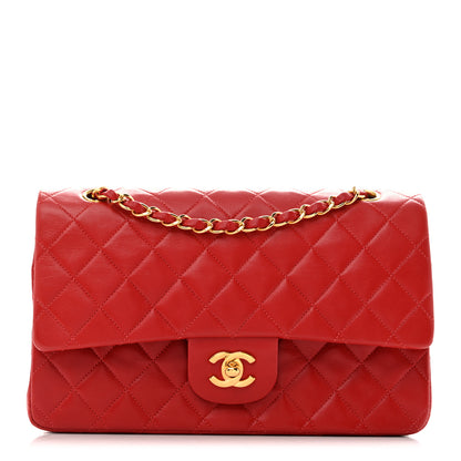 Chanel Lambskin Quilted Medium Double Flap Red 1 of 13