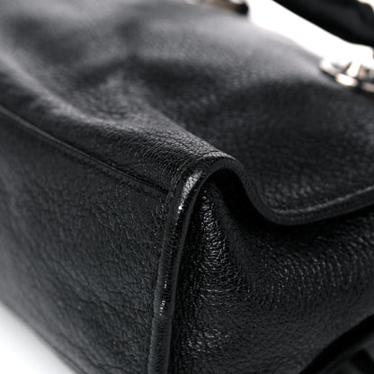 Balenciaga Chevre Silver Metallic Edge Hardware S City Black 11 of 12