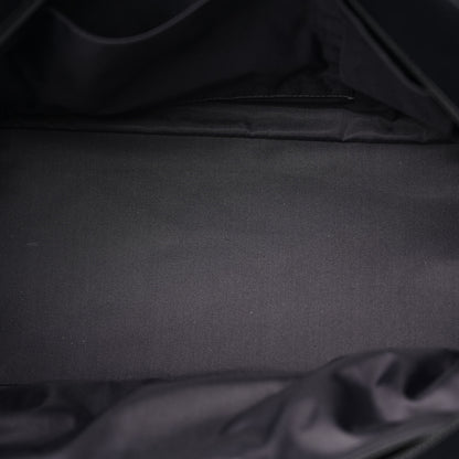 Chanel Coated Canvas Quilted Large Paris Biarritz Tote Black 6 of 16