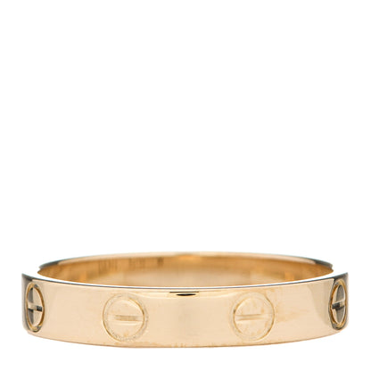 Cartier 18K Yellow Gold 3.5mm LOVE Wedding Band Ring 55 7.25 3 of 4