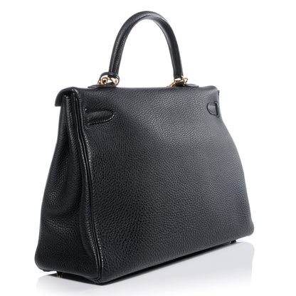 Hermes Togo Kelly 35 Souple Black 4 of 10
