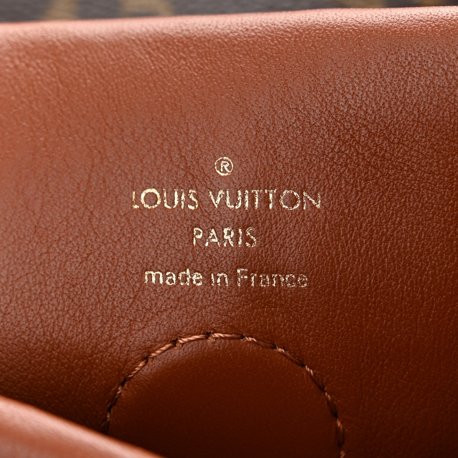 Louis Vuitton Monogram Tuileries Besace Caramel Rouge 5 of 8
