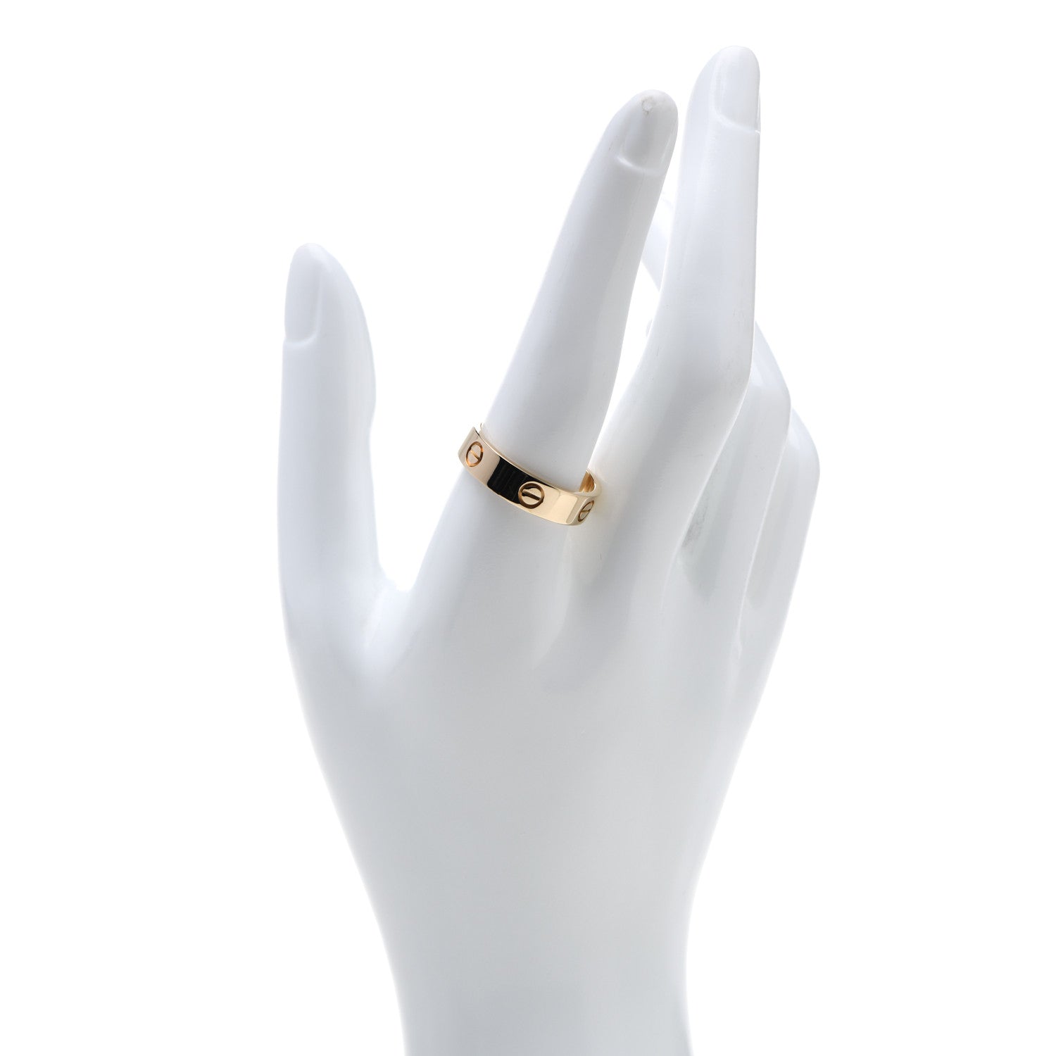 Cartier 18K Yellow Gold 5.5mm LOVE Ring 63 10.25 2 of 4