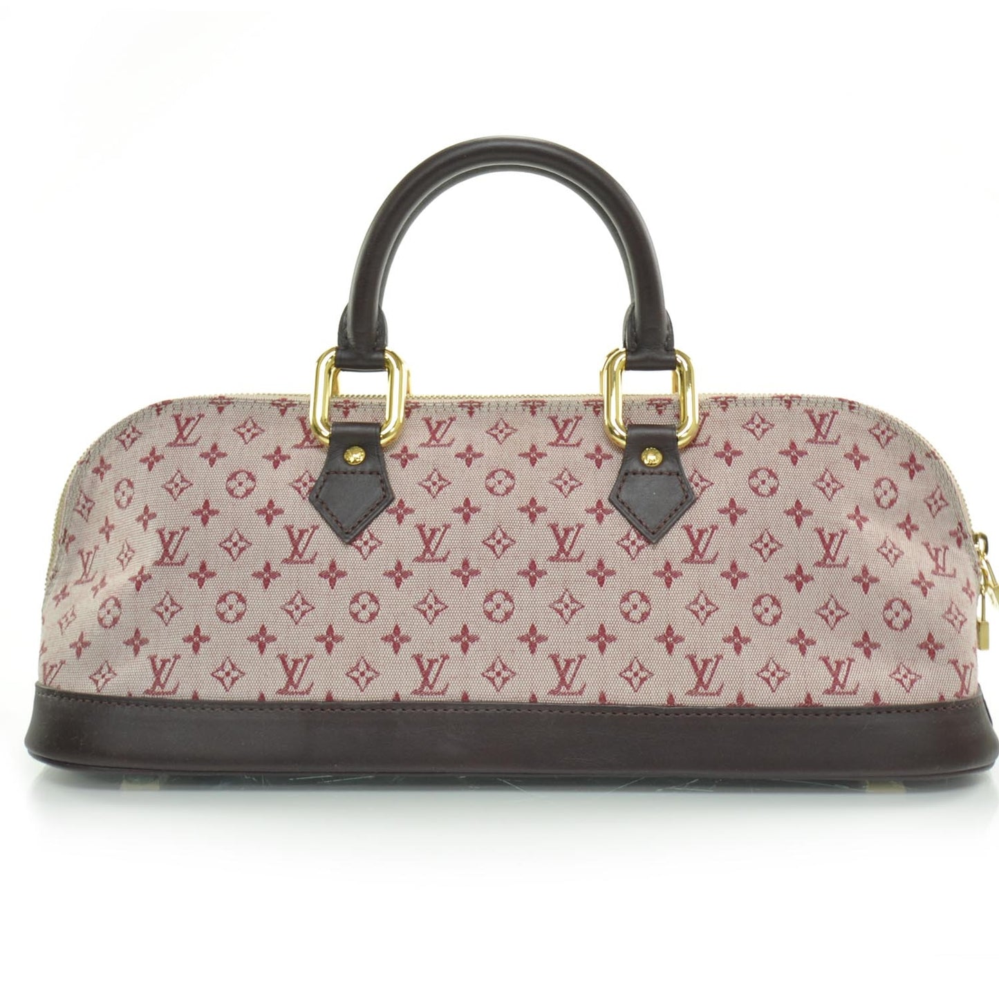 Mini Monogram Alma Long Cherry