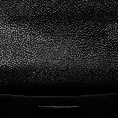 Chanel Grained Calfskin Quilted 2.55 Reissue Flap Belt Bag Clutch Black 11 of 11