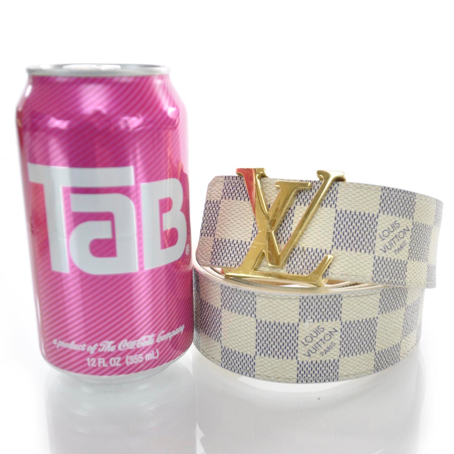Damier Azur LV Initiales Belt 100 40