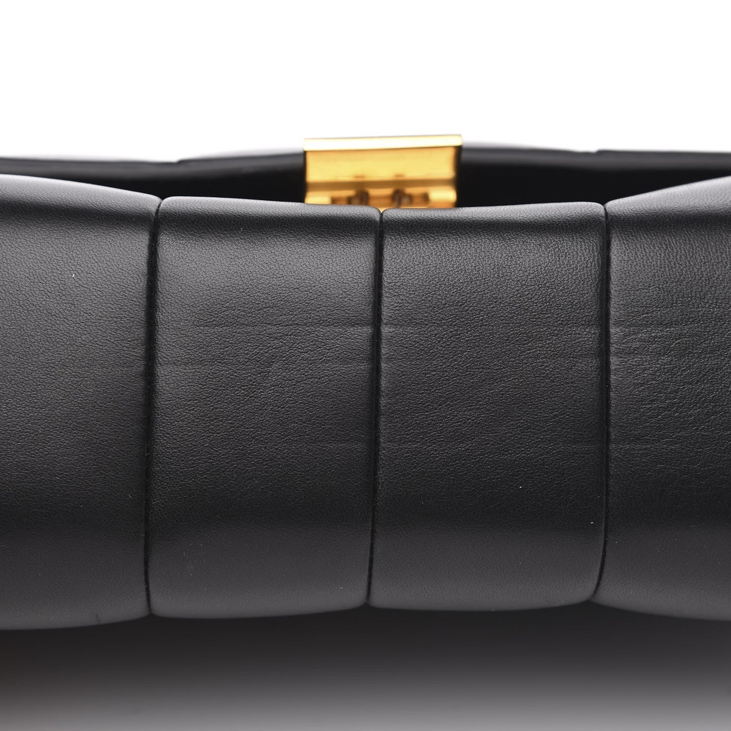 Lambskin Quilted Shoulder Bag Black