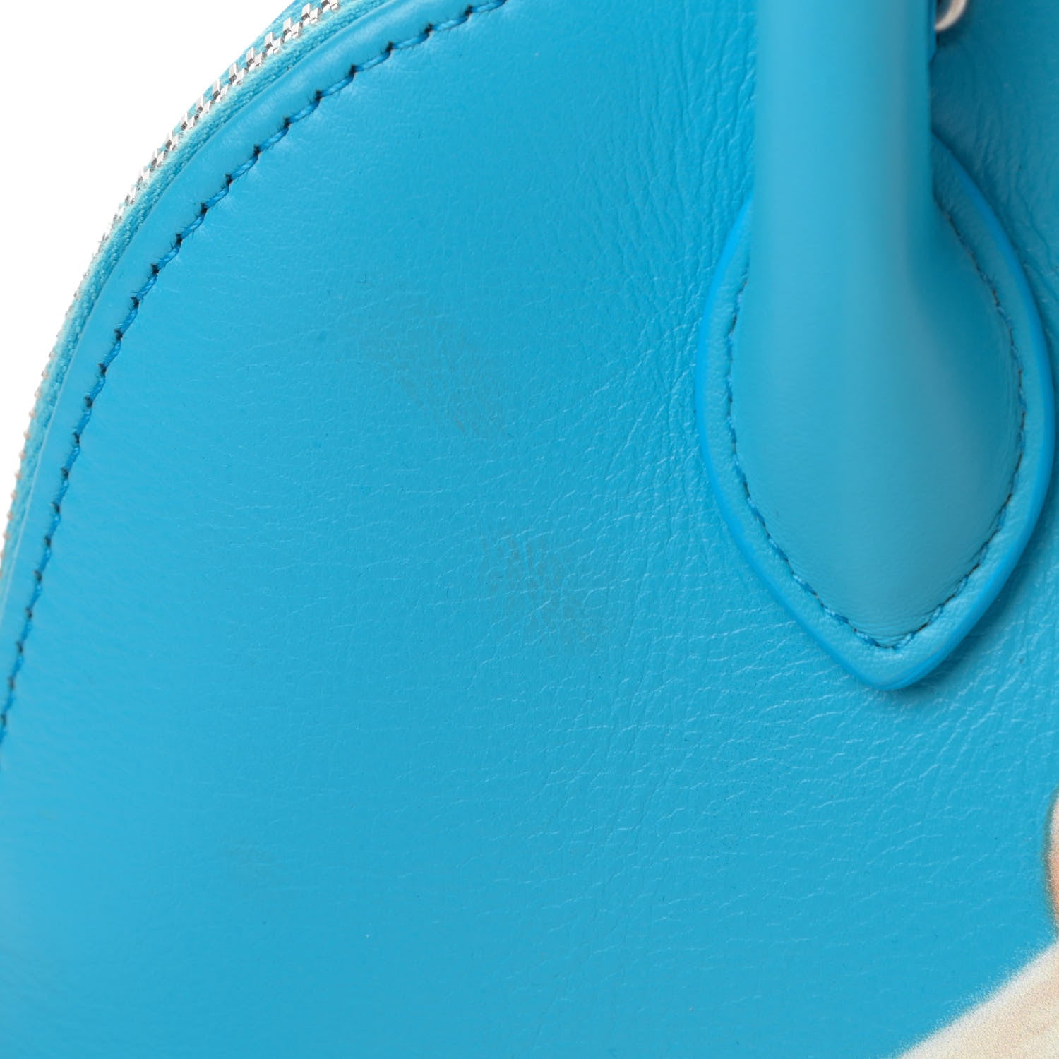 Balenciaga Soft Calfskin Puppy And Kitten S Ville Top Handle Bag Bleu Turquoise 11 of 12