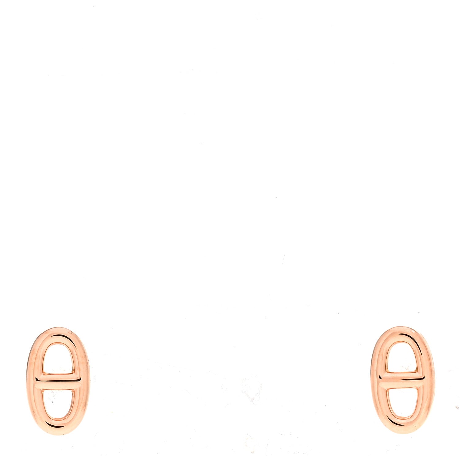 Hermes 18K Rose Gold TPM Farandole Stud Earrings 1 of 5